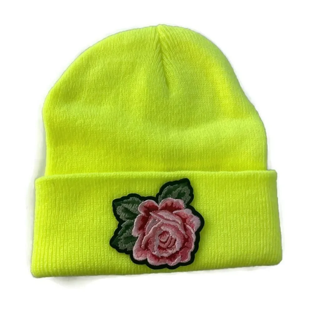 2/$30 FLUORESCENT YELLOW Unisex Beanie OS